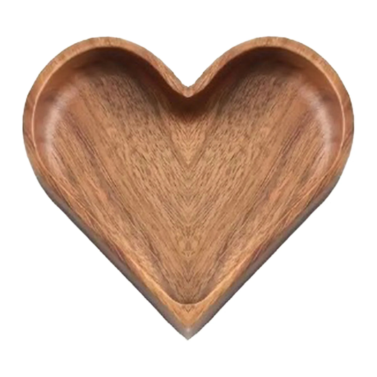 Solid Wood Tray Creative Heart Shaped