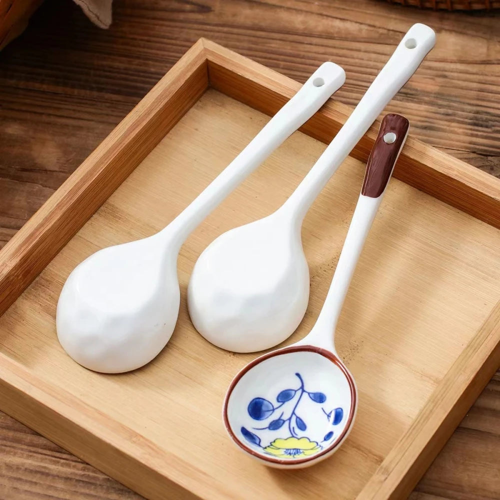 Gift Set Household Ceramic Spoon Hand-painted