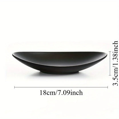 Elegant Oval Black Jewelry & Key Tray - Versatile Organizer for Rings, Keys, and Decorative Items - Perfect for Easter
