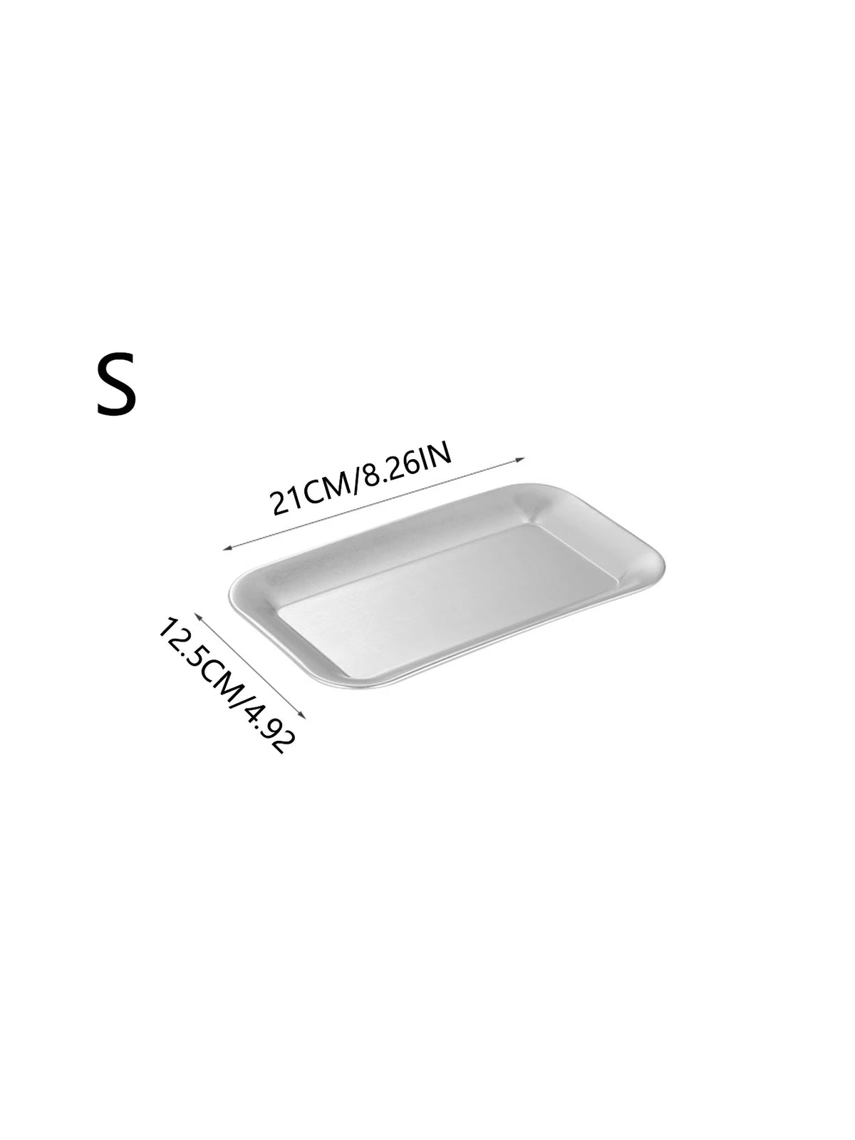 Luxury Square Stainless Steel Serving Tray