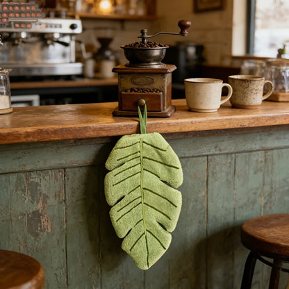 Banana Leaf Shaped Hanging Hand Towel