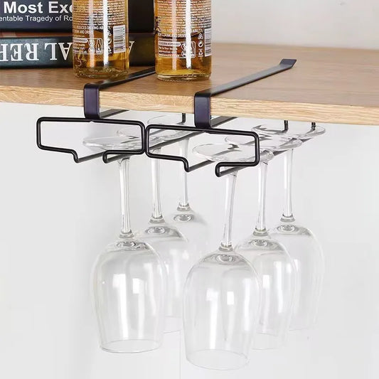 Hanging Red Wine Glass Storage Rack