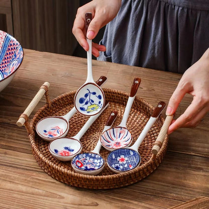 Gift Set Household Ceramic Spoon Hand-painted