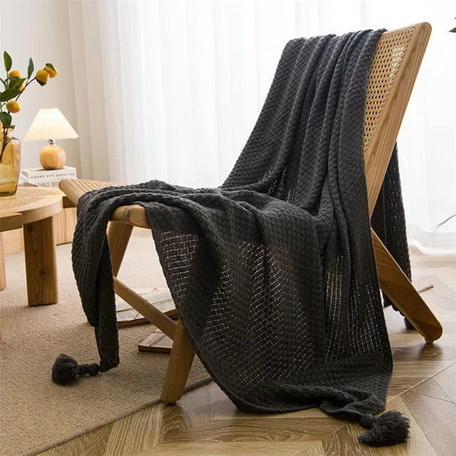 Nordic Blankets for Bed Sofa Couch