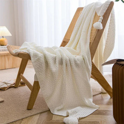 Nordic Blankets for Bed Sofa Couch