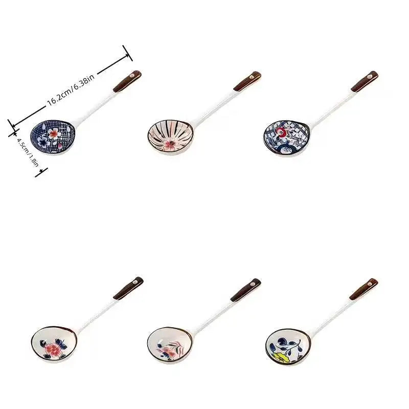 Gift Set Household Ceramic Spoon Hand-painted