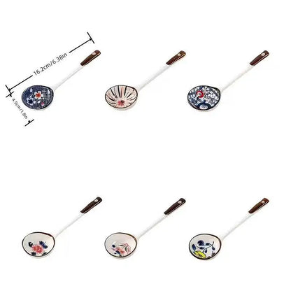 Gift Set Household Ceramic Spoon Hand-painted